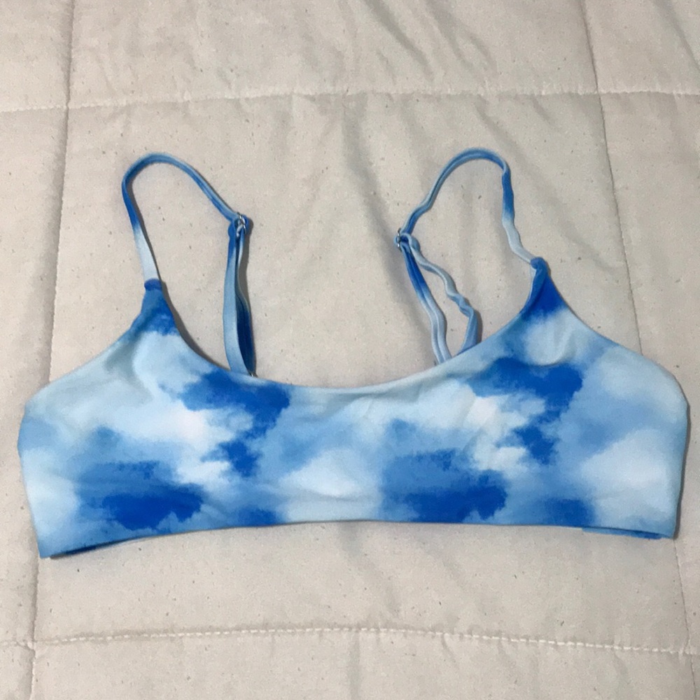 tie-dye bikini top